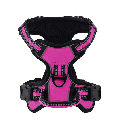 Adjustable Reflective Dog Harness - Lightweight Vest for All Breeds with Breathable Mesh and Safety Features 14
