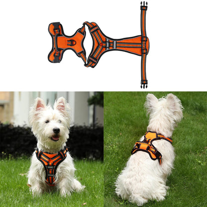 Adjustable Reflective Dog Harness - Lightweight Vest for All Breeds with Breathable Mesh and Safety Features 7