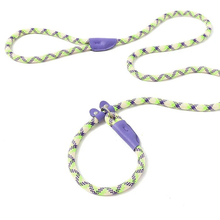 Adjustable Reflective Dog Leash for Medium and Large Dogs – Durable No-Pull Nylon Design for Safe Nighttime Walks 6