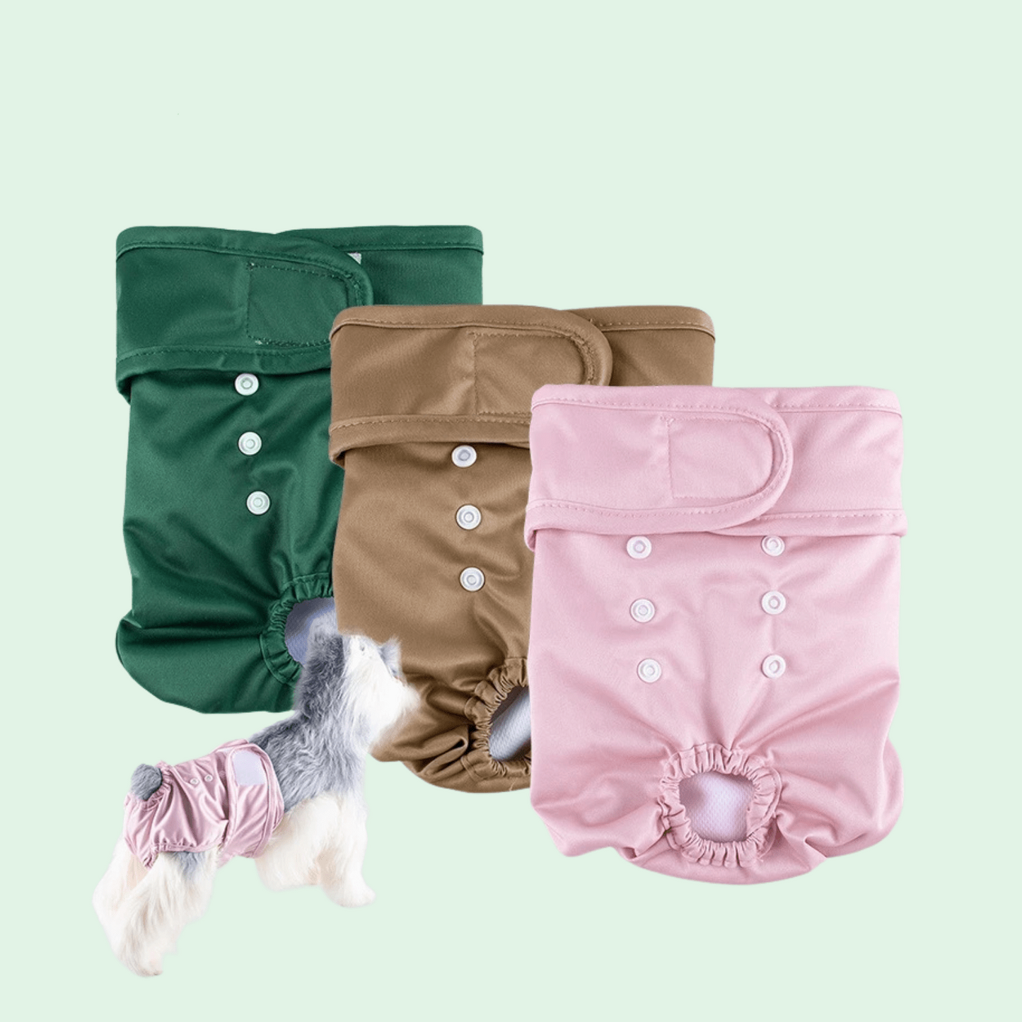 Adjustable Reusable Dog Diaper for Females – Leakproof and Comfortable Design 2