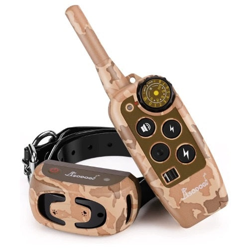 Adjustable Shock Collar for Dogs with 670m Range – Waterproof Dog Training Collar with Versatile Modes and Long Battery Life 0