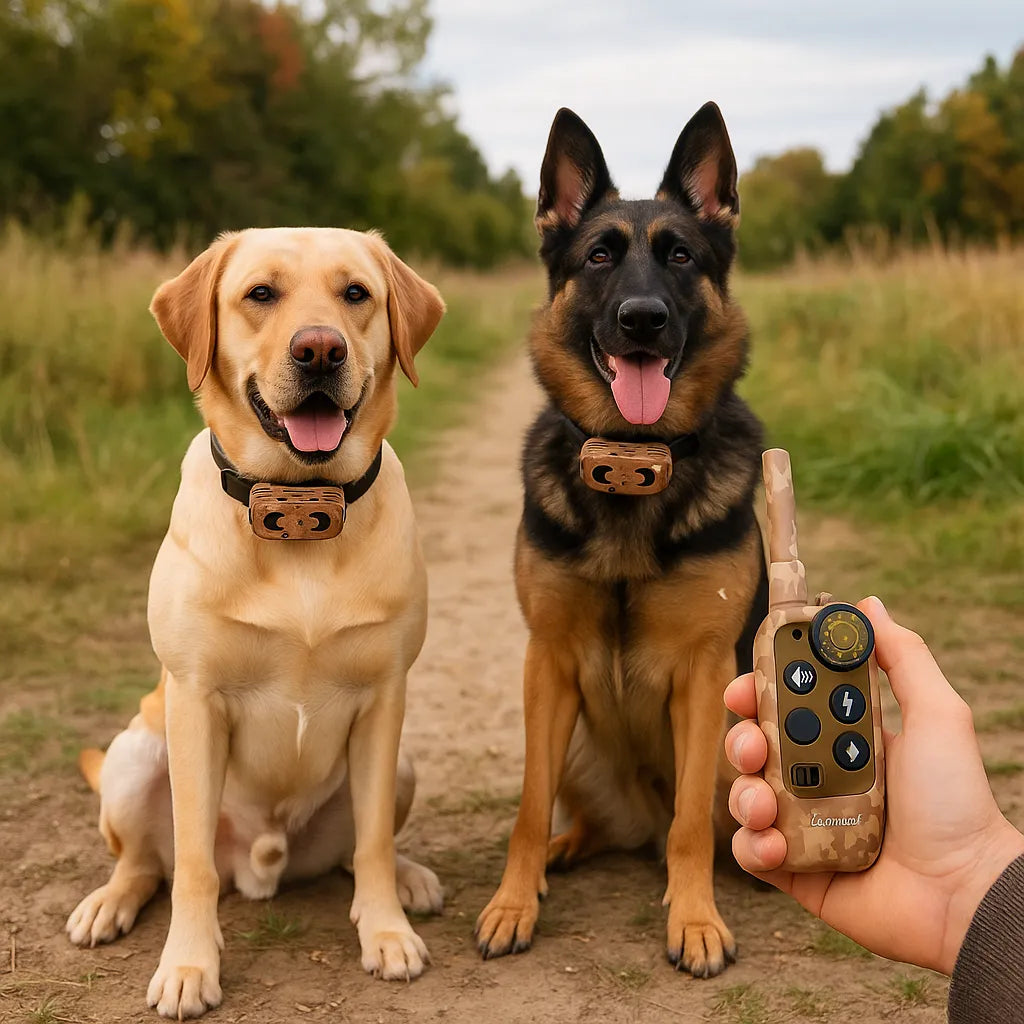 Adjustable Shock Collar for Dogs with 670m Range – Waterproof Dog Training Collar with Versatile Modes and Long Battery Life 1