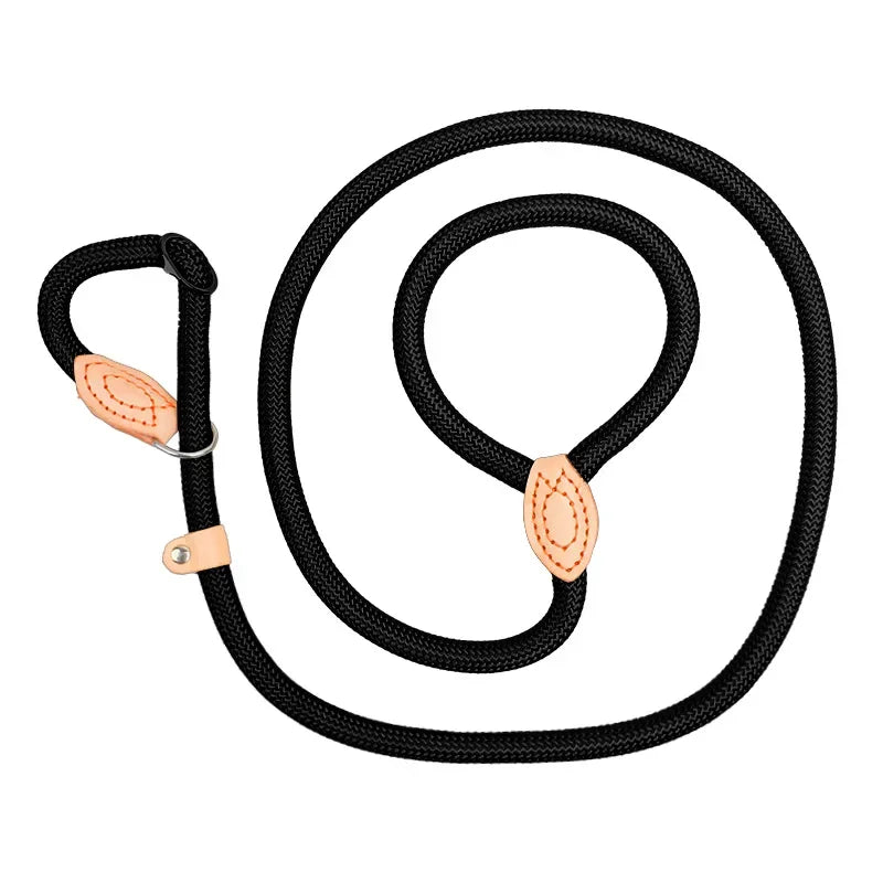 Adjustable Slip Leash for Medium to Large Dogs – Durable Braided Design for Training and Daily Walks 0