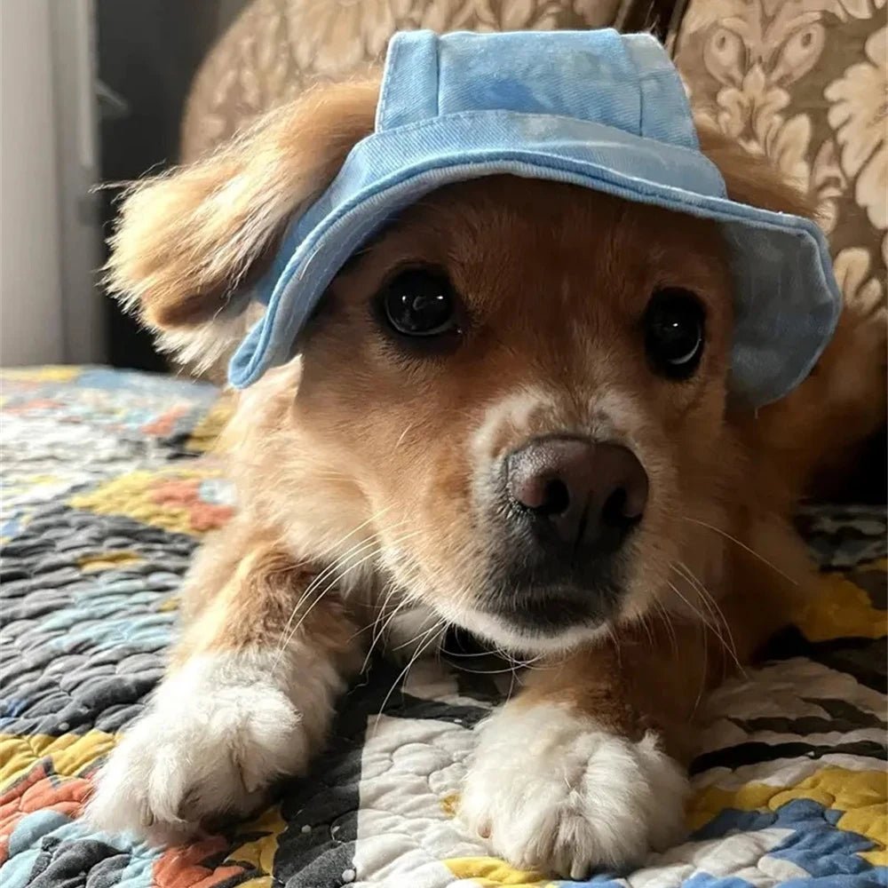 Adjustable Summer Sun Hat for Cats and Dogs – Lightweight, Breathable Pet Accessory for Sun Protection 7