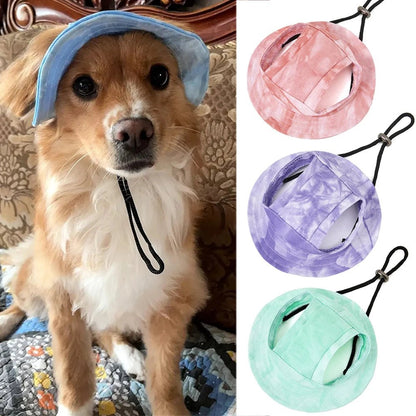 Adjustable Summer Sun Hat for Cats and Dogs – Lightweight, Breathable Pet Accessory with Sun Protection 2