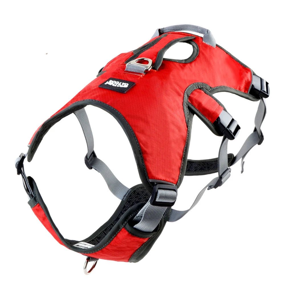 Adjustable Waterproof Dog Harness for Medium to Large Dogs with Reflective Strips for Safety – Durable Oxford Fabric 0