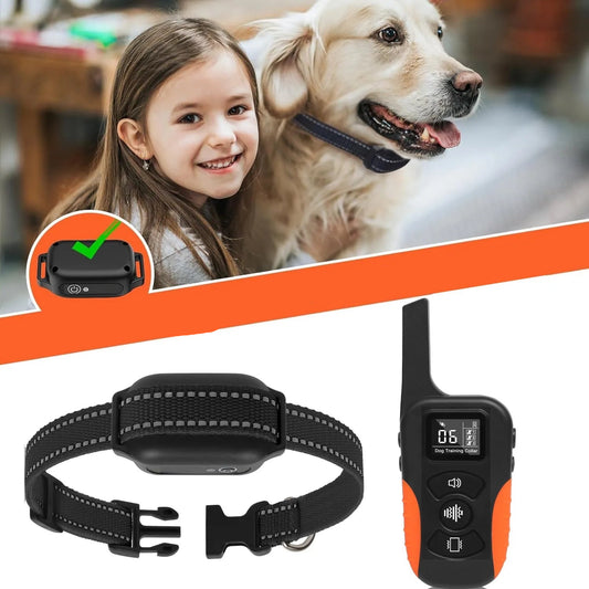 Advanced Dog Training Collar with 1000 Meter Range, Waterproof Design, Rechargeable E Collar for Dogs with 9 Tones and Vibrate 0