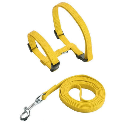 Anti-Escape H-Shape Harness with Leash for Small Dogs and Cats – Adjustable Comfortable Nylon Design 11