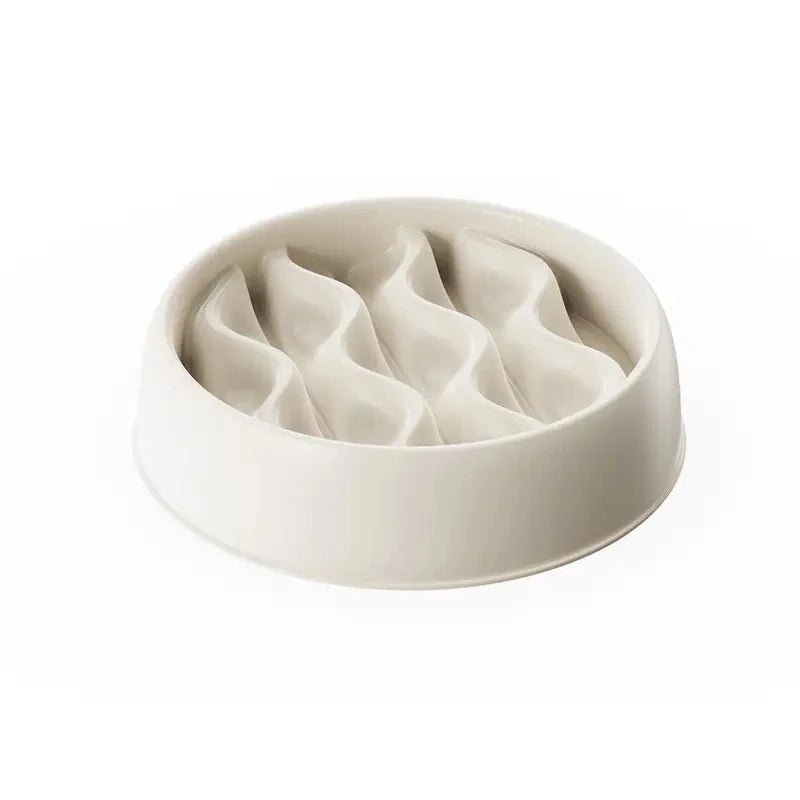 Anti-Gobble Slow Feeder Dog and Cat Bowl - Paw Print Design, Non-Slip, Dishwasher Safe, Promotes Healthy Eating 8