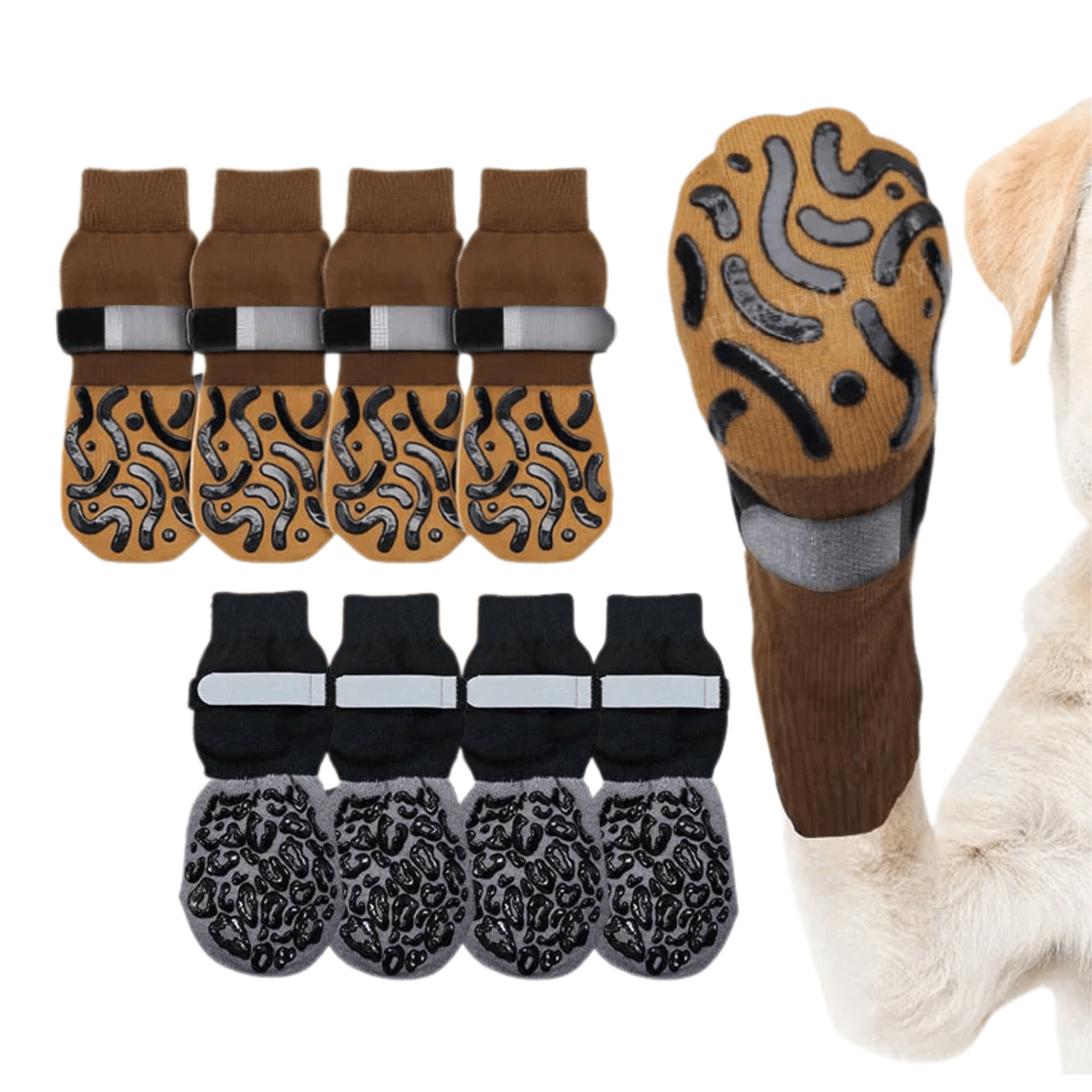 Anti-Slip Dog Socks for All Breeds – Enhanced Grip and Comfort 1