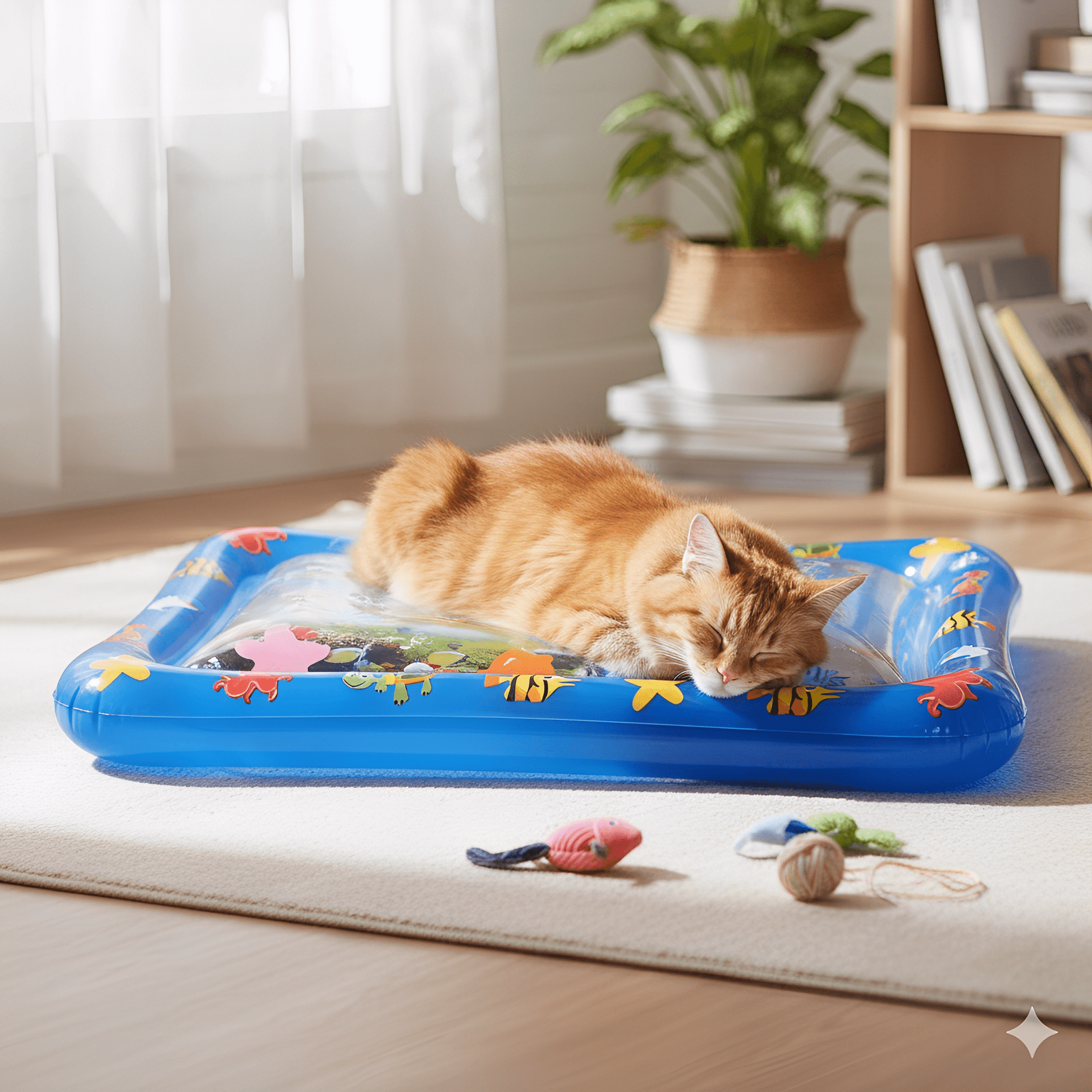 AquaHaven Water Play Mat for Cats – Durable, Water-Resistant, Indoor/Outdoor Fun and Exercise 3
