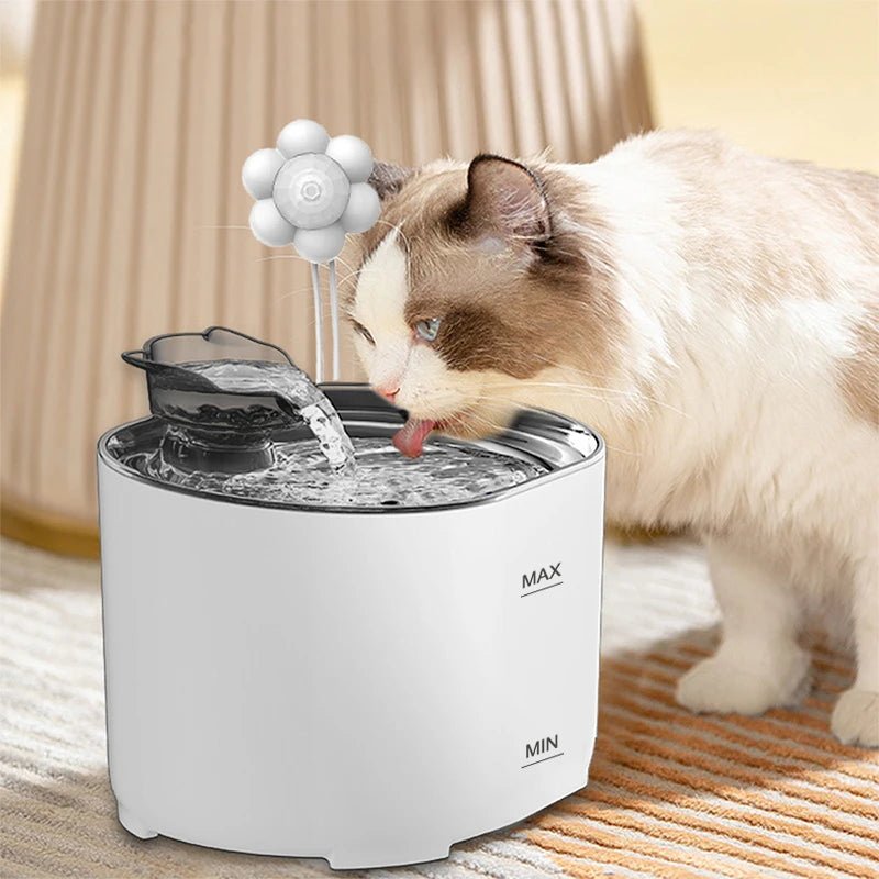 Automatic Cat and Dog Water Fountain with Smart Sensor – 2.2L Capacity, Ultra-Quiet Pump, and Efficient Filter System 2