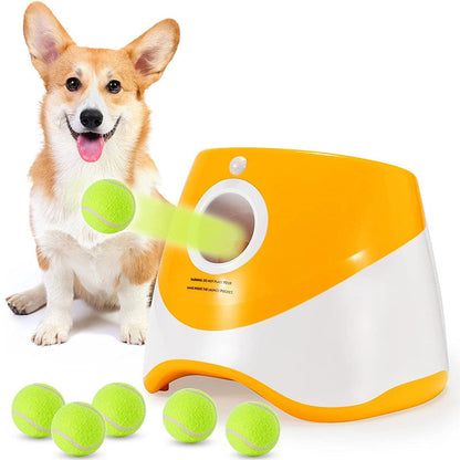 Automatic Dog Ball Launcher – Interactive Fetch Toy with Adjustable Settings 0