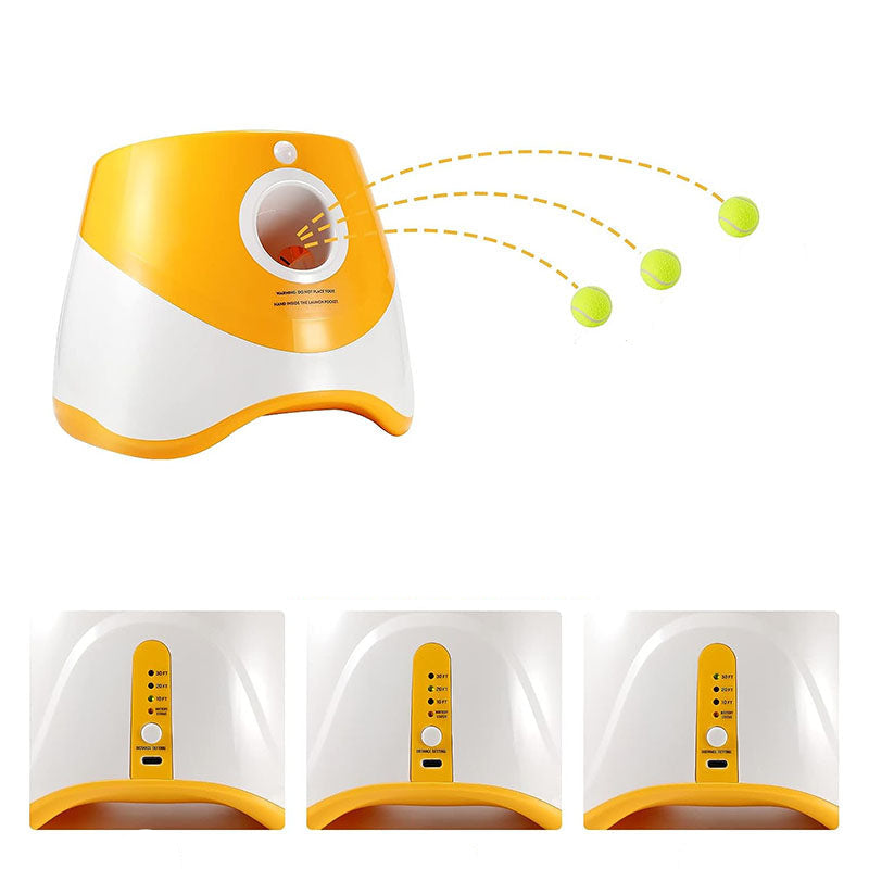 Automatic Dog Ball Launcher – Interactive Fetch Toy with Adjustable Settings 3