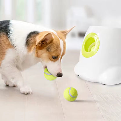 Automatic Dog Ball Launcher for Small Dogs – Interactive Fetch Machine with Adjustable Distance Settings and Motion Sensor Technology 1