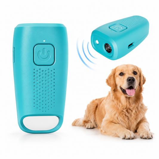 Automatic Dog Bark Control Device designed for sound-based training, featuring a battery-powered design suitable for both indoor and outdoor use, helping to reduce excessive barking in 0