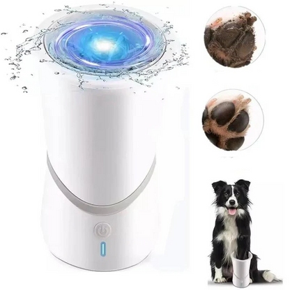 Automatic Dog Paw Cleaner with 360° Rotating Brush – Rechargeable Gentle Silicone Paw Washing Device 1