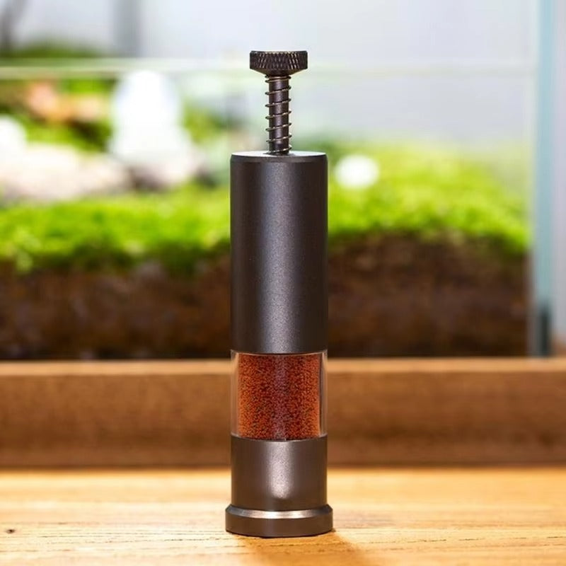 Automatic Fish Feeder with Precision Control for Small Aquariums - Compact Durable Design with Adjustable Depth Settings 1