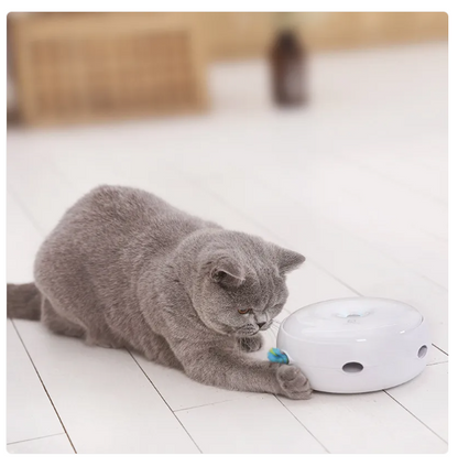 Automatic Interactive Cat Toy with Rainbow Feather – Engaging Play for All Cats 1