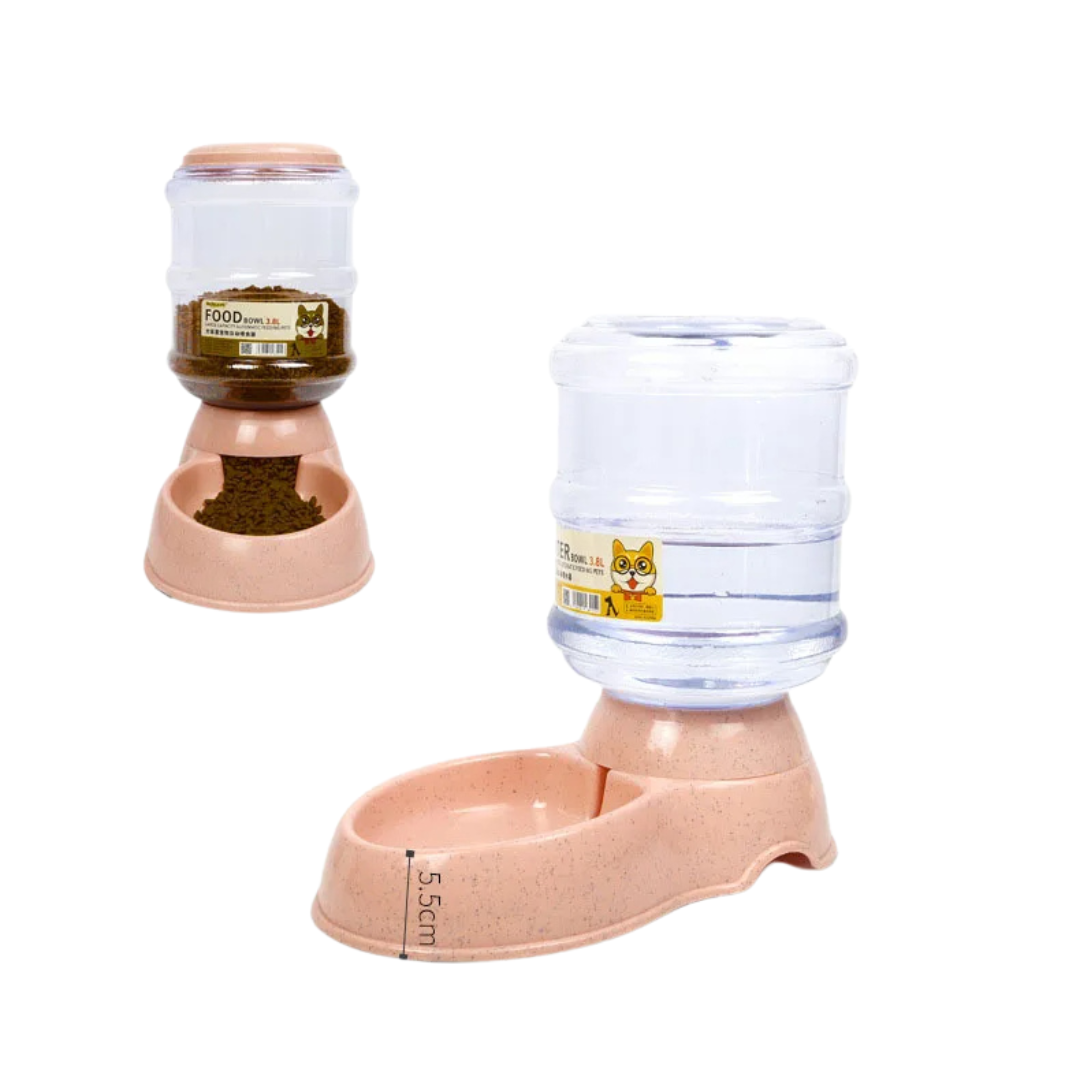 Automatic Pet Feeder and Water Dispenser – 2-in-1 Feeding Station for Cats and Small to Medium Dogs 2