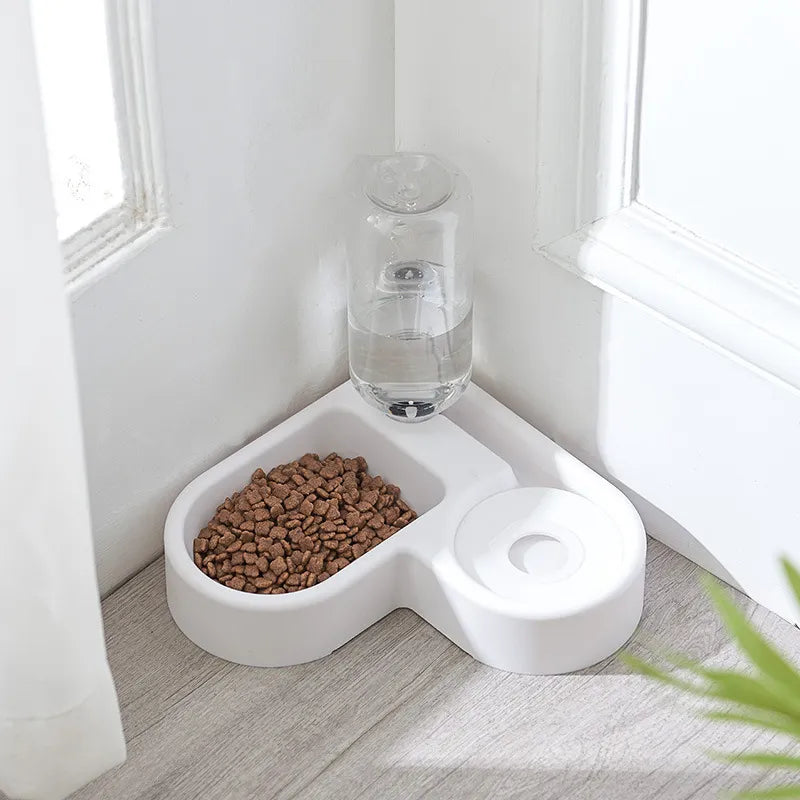 Automatic Pet Feeder and Water Dispenser – Space-Saving 2-in-1 Design for Cats and Dogs 0