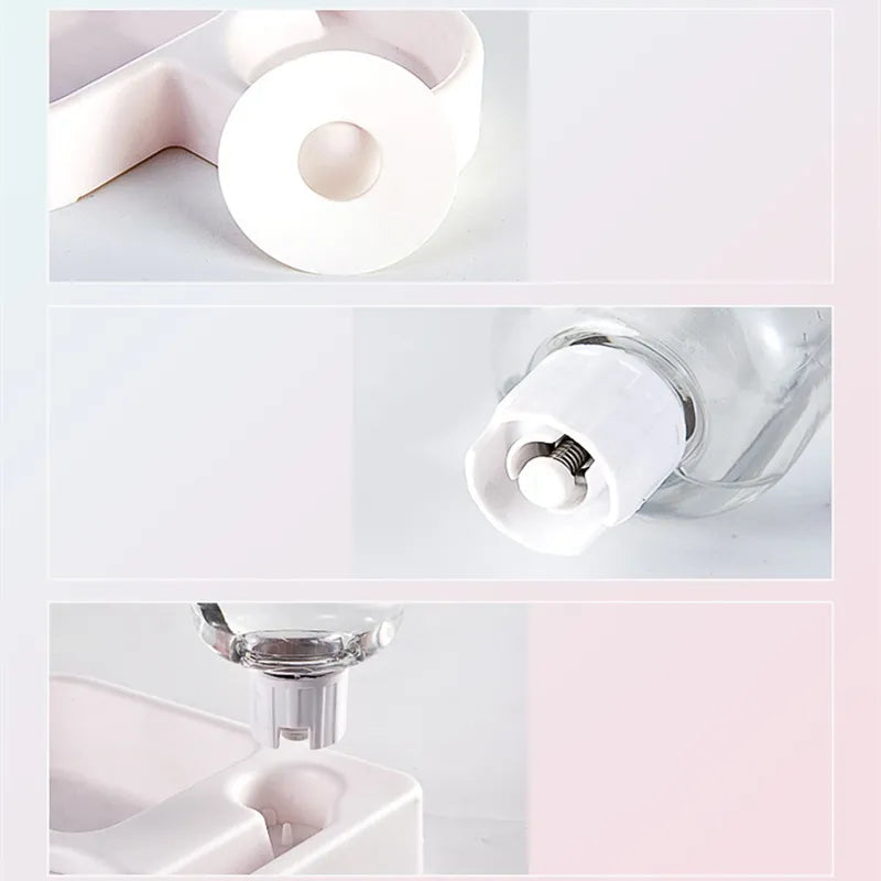 Automatic Pet Feeder and Water Dispenser – Space-Saving 2-in-1 Design for Cats and Dogs 5