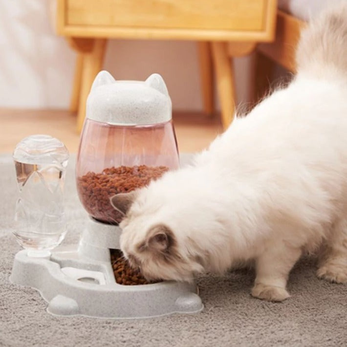 Automatic Pet Food and Water Station for Cats and Dogs – Time-Saving and Space-Efficient Design 1