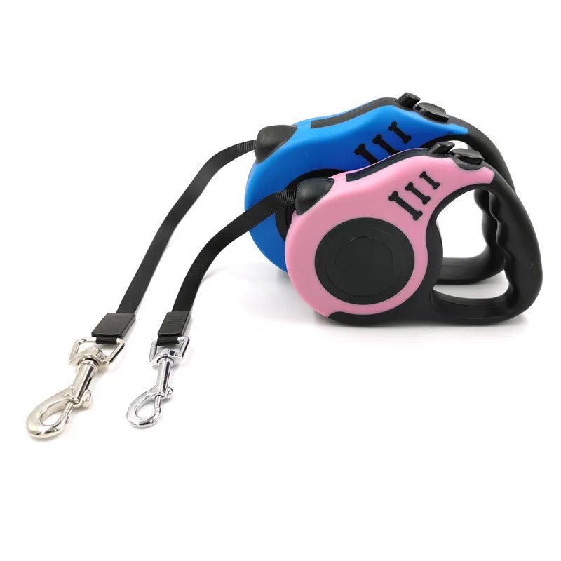 Automatic Retractable Dog Leash - 3M/5M Length for All Dog Sizes with Comfortable Grip and Durable Construction 5
