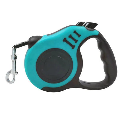 Automatic Retractable Dog Leash - 3M/5M Length for All Dog Sizes with Comfortable Grip and Durable Construction 7