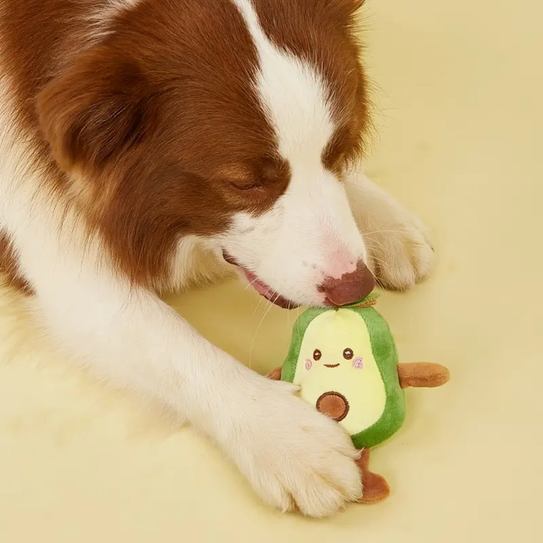 Avocado Plush Toy for Pets – Chew-Resistant Interactive Toy with Squeaker for Dogs and Cats 2