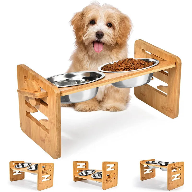 BambooElevate | Luxury Raised Food and Water Bowl 1