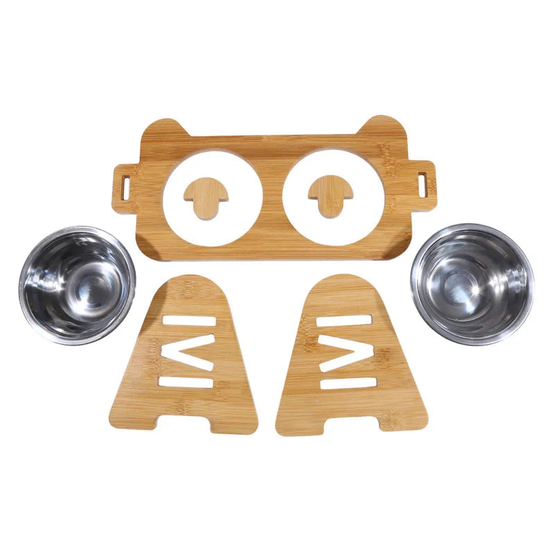 BambooElevate | Luxury Raised Food and Water Bowl 3