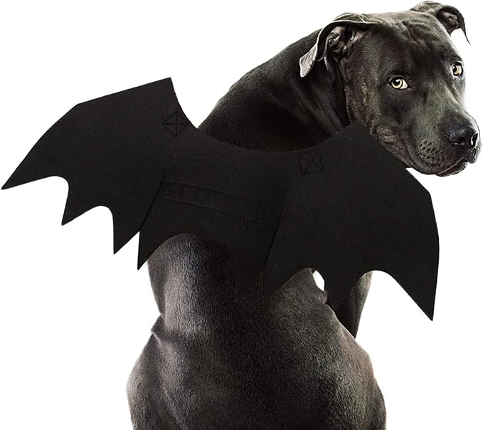 Bat Wings Dog Costume for Halloween – Comfortable Adjustable Pet Outfit for Small to Large Dogs 1