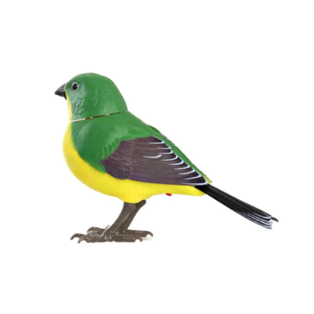 Battery-Powered Interactive Singing Bird Toy for Home Decor – Voice-Controlled Chirping, Realistic Design, 13.5 x 9 cm 10