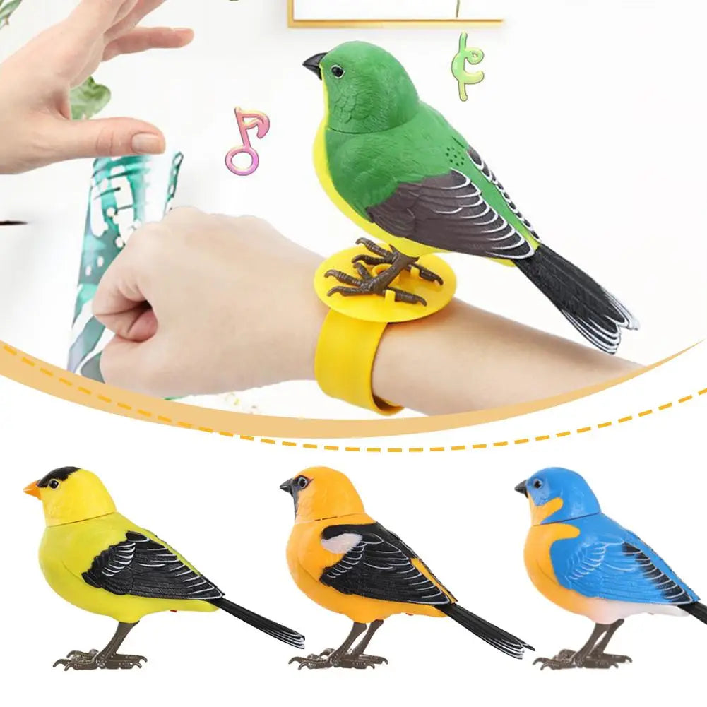 Battery-Powered Interactive Singing Bird Toy for Home Decor – Voice-Controlled Chirping, Realistic Design, 13.5 x 9 cm 2