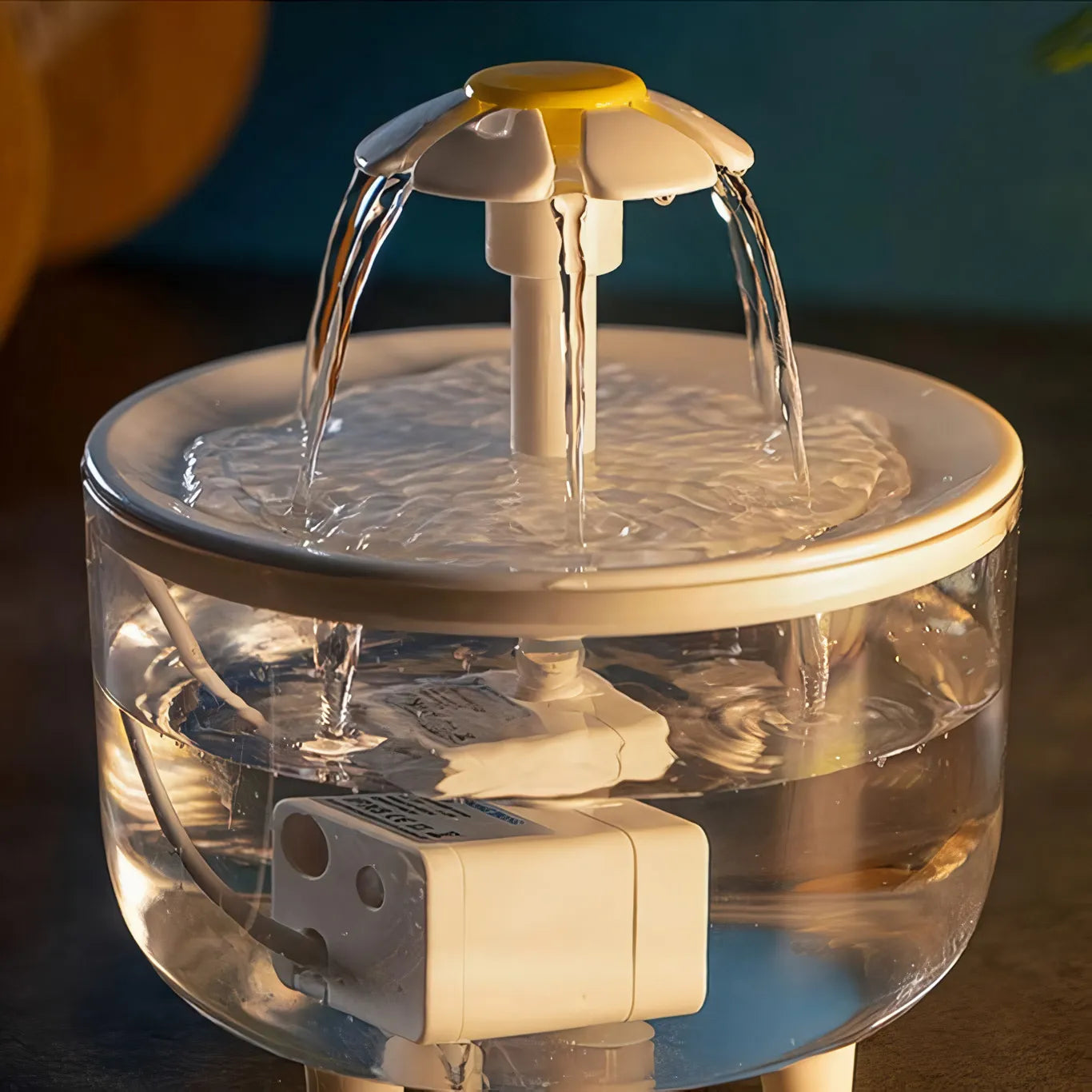 Best Cat Water Fountain with 1000ML Capacity – Continuous Flow Cat Drinking Fountain for Hydration and Picky Drinkers 0