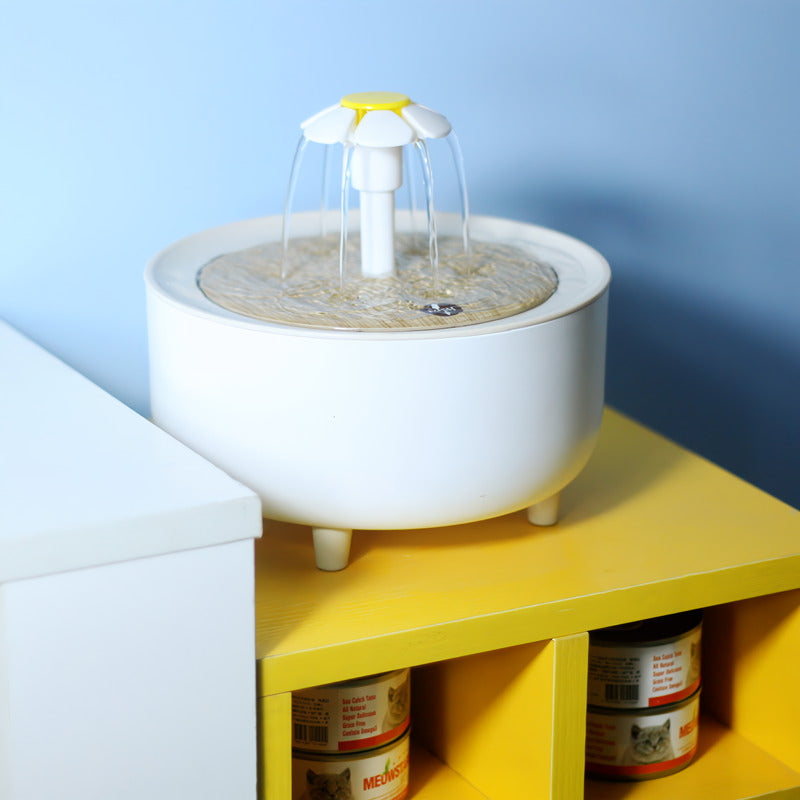 Best Cat Water Fountain with 1000ML Capacity – Continuous Flow Cat Drinking Fountain for Hydration and Picky Drinkers 2