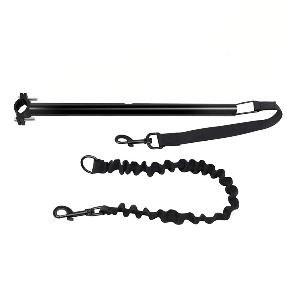 Bicycle Dog Leash with Elastic Shock Absorption and Metal Attachment for Medium to Large Dogs – Durable Nylon, Adjustable Length 0