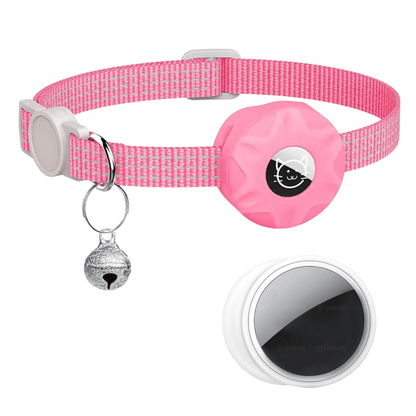 Bluetooth Pet Tracker with Reflective Collar for Dogs and Cats - Smart Location Tracking Device 1