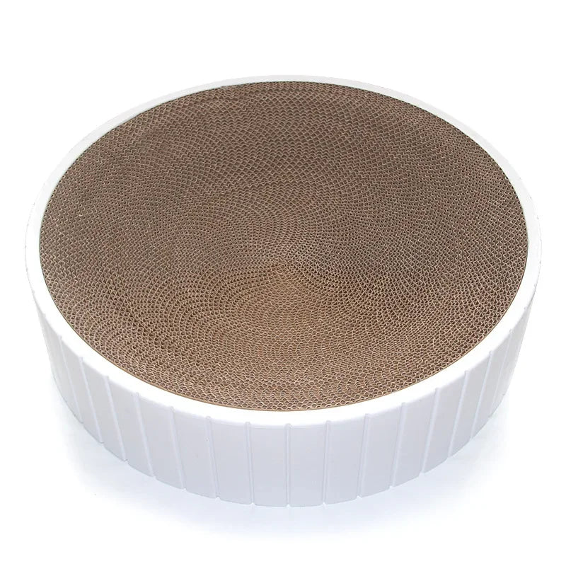 Bowl-Shaped Cat Scratching Mat – Durable Corrugated Cardboard for Scratching and Resting 4