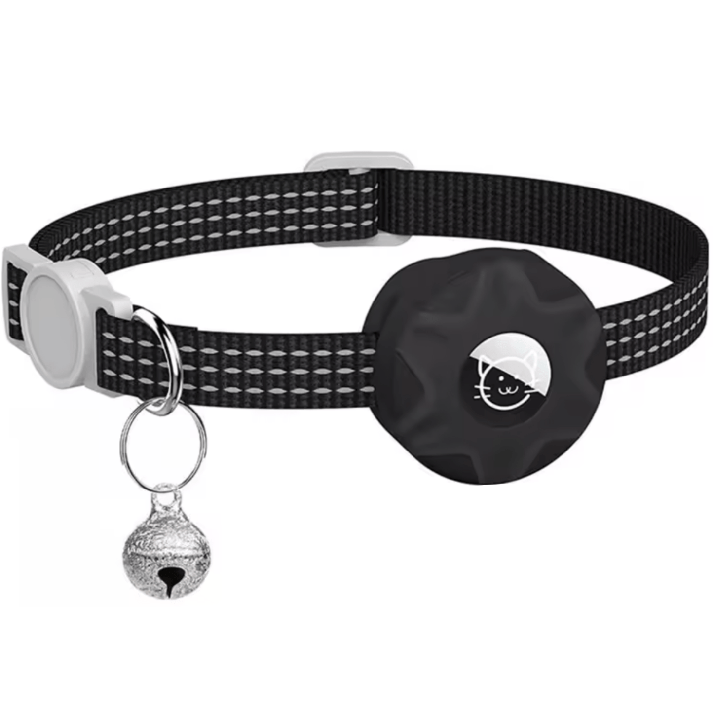Breakaway Cat Collar with AirTag Holder – Adjustable, Durable, and Reflective 0