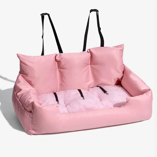 Breathable Cotton Dog Carrier with Non-Slip Bottom – Adjustable Seat Belt for Dogs up to 27 kg 0