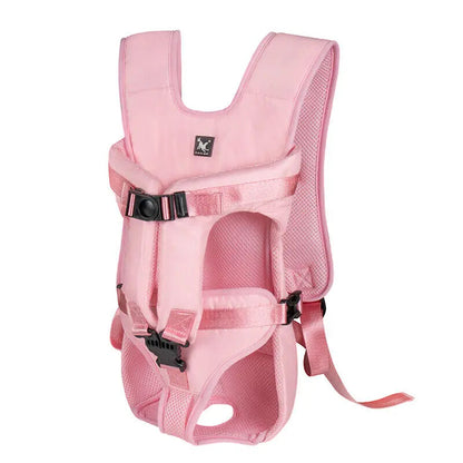 Breathable Hands-Free Dog Carrier Backpack for Small to Medium Pets – Adjustable Oxford Cloth, Front Carrier Design 10