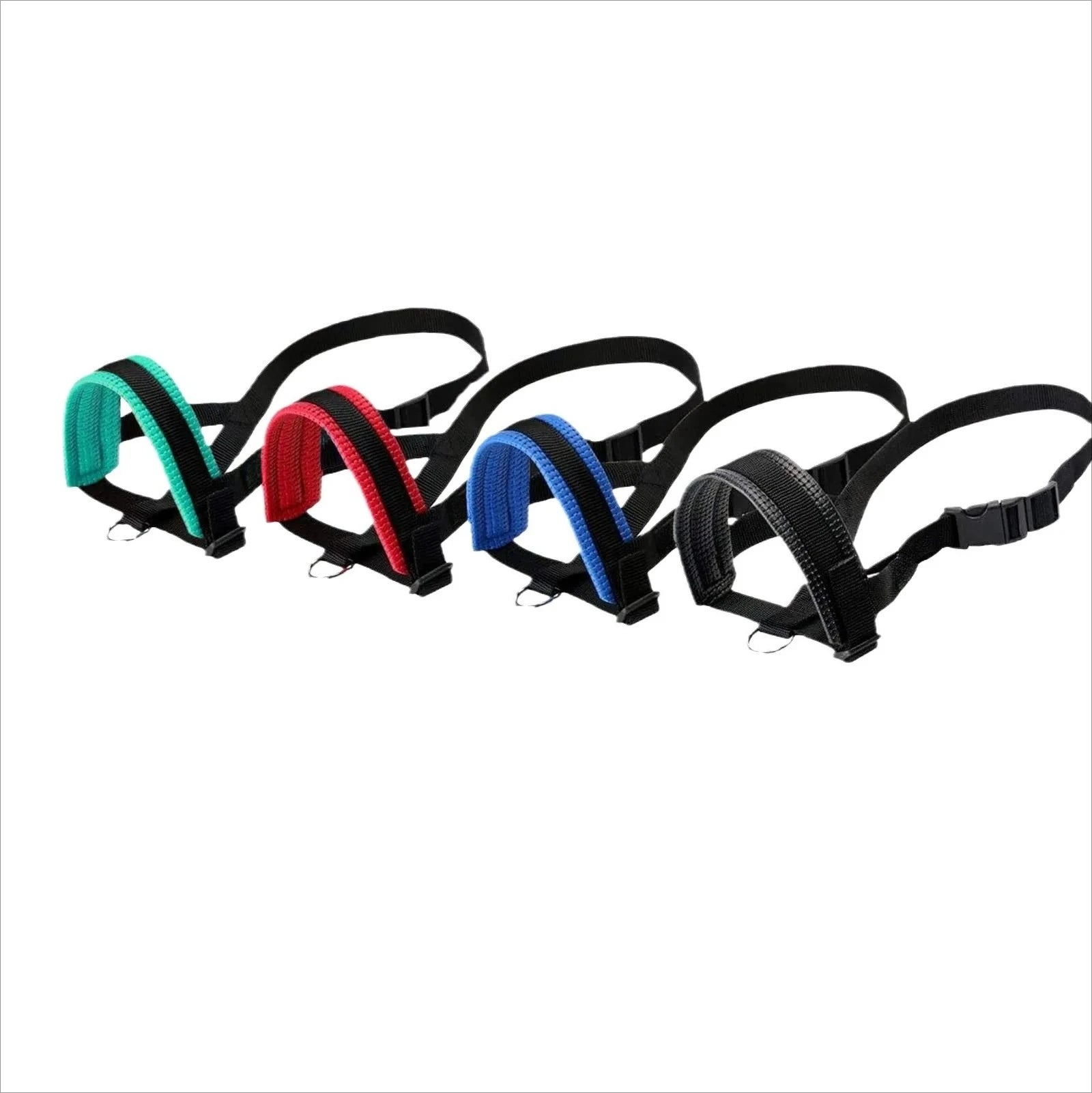 Breathable Nylon Dog Muzzle for Small Dogs - Adjustable Anti-Bark and Anti-Bite Design, Lightweight and Comfortable for Training 2