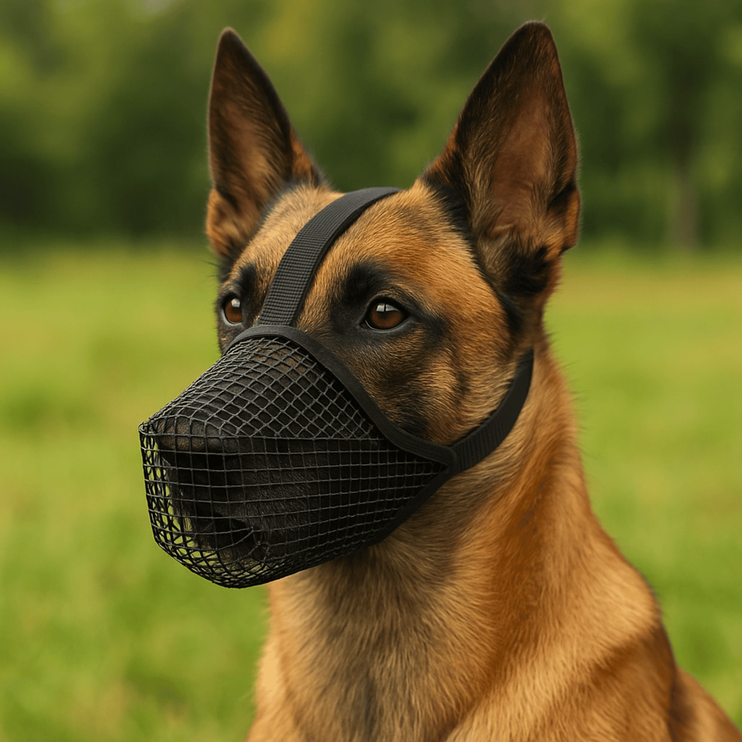 Breathable Soft Mesh Dog Muzzle – Lightweight Adjustable Basket Muzzle for Small Dogs, Comfortable and Durable Design 1