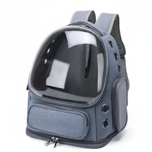 Breathable Transparent Cat Backpack Carrier for Small Dogs – Durable Oxford Pet Carrier Bag with Viewing Window 0