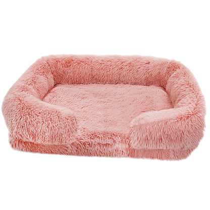 Calming Dog Bed Sofa with Plush Materials and Supportive Design – Comfortable Pet Bed 2