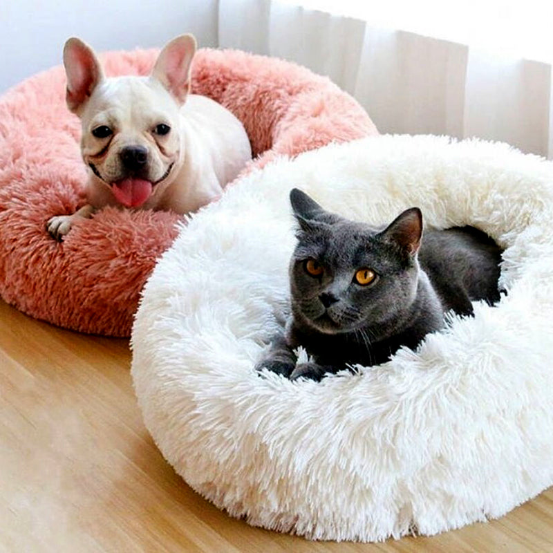 Calming Dog Bed for Deep Sleep – Anti-Anxiety Pet Bed with Plush Faux Fur 2