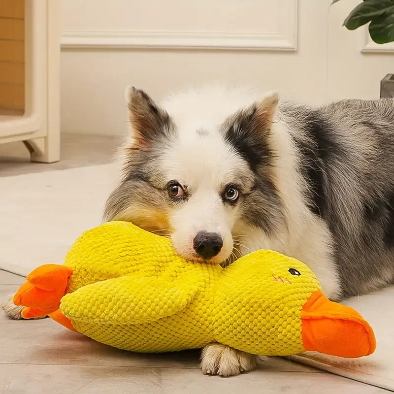 Calming Duck Dog Toy – Interactive Plush Toy with Quacking Sound for All Dog Sizes 1