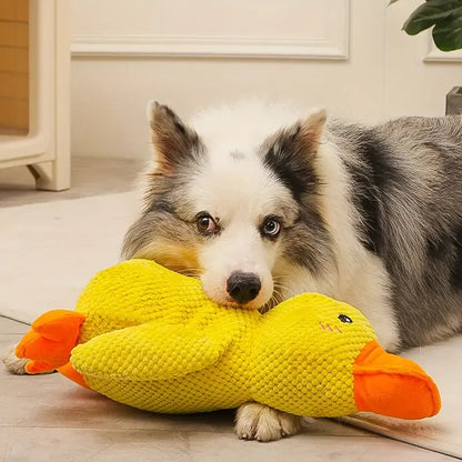 Calming Duck Dog Toy – Interactive Plush Toy with Quacking Sound for All Dog Sizes 1